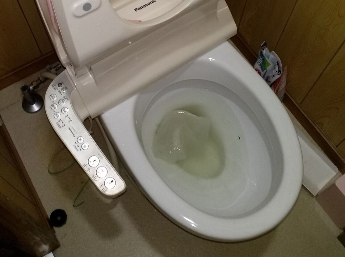 名古屋市緑区 トイレづまり ラバーカップでも直らなかった｜名古屋市のトイレや洗面所、台所、お風呂のつまり、水漏れ